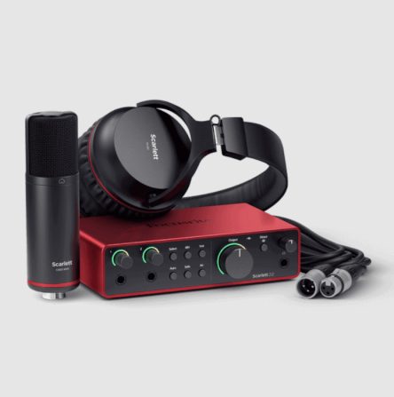 ออดิโออินเตอร์เฟส Focusrite Scarlett 2i2 Studio (4th Gen) Recording Bundle_1